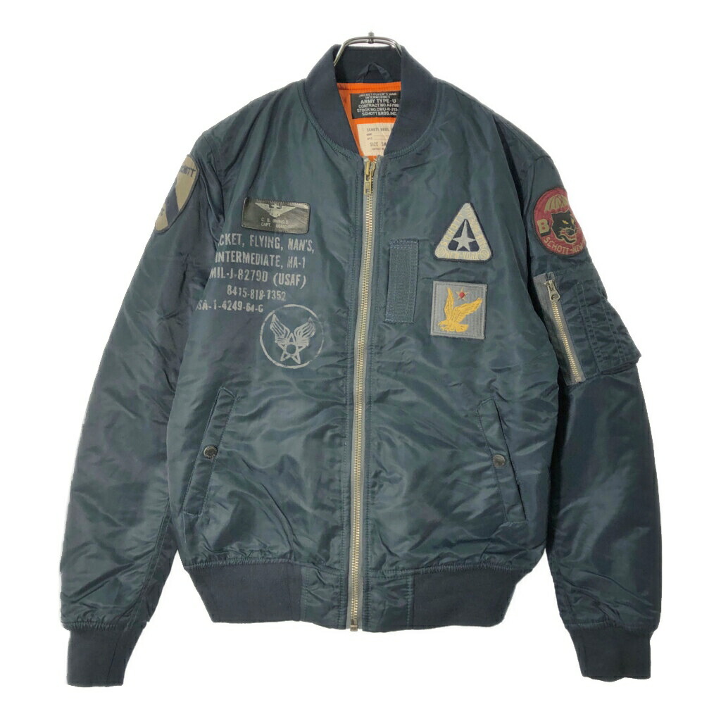 楽天市場】ショット SCHOTT MA-1 1949 レザーフライトジャケット USA製