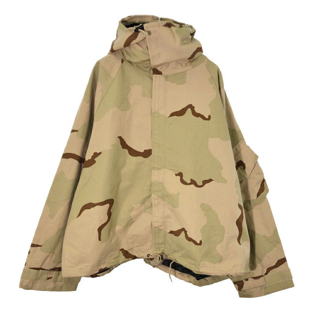 00s 米軍 実物 U.S ARMY ケミカルプロテクティブジャケット M カモ x0212-1.jpg