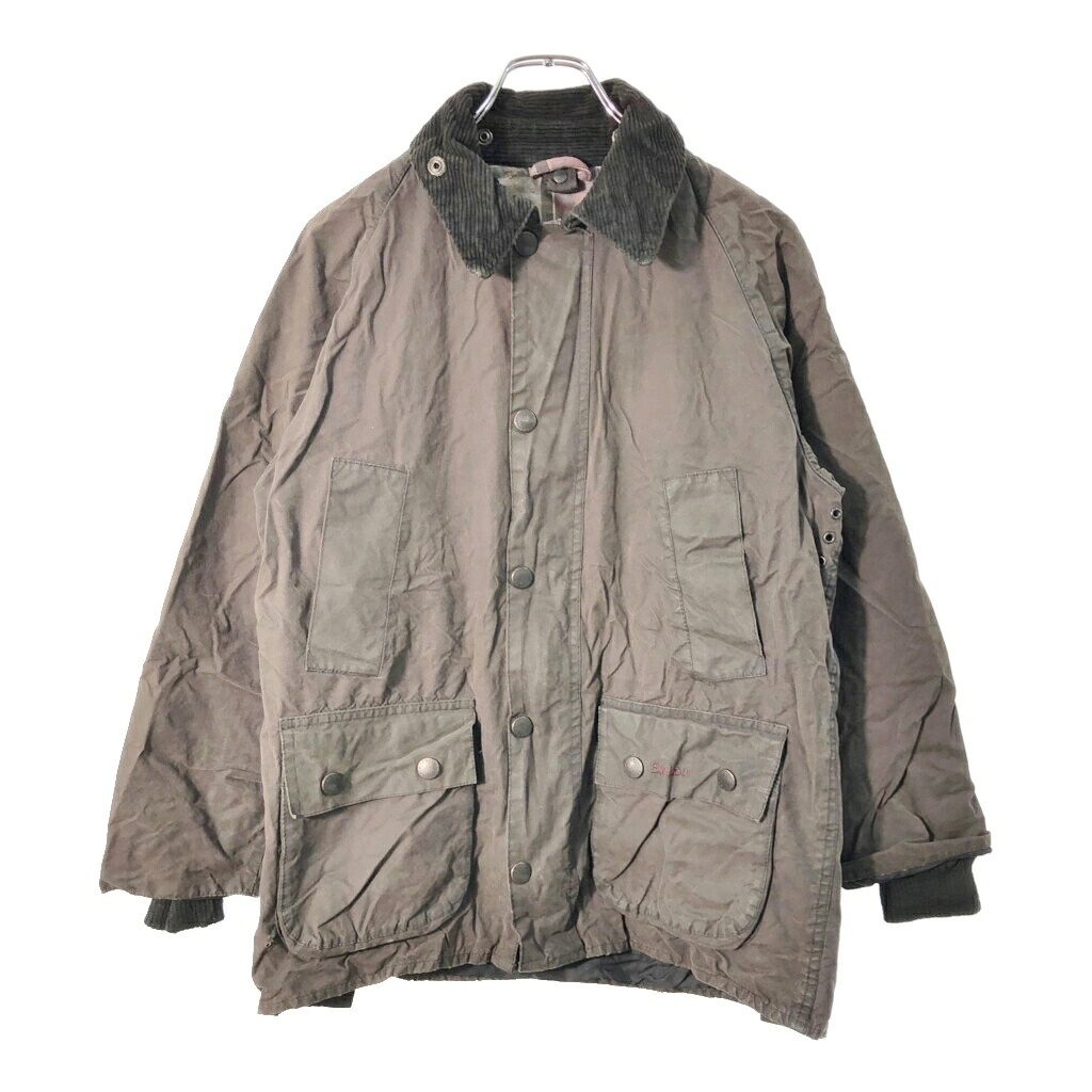 イングランド製 Barbour バブアー BEDALEビデイル オイルドジャケット ブラウン(メンズ C34/86CMS)中古 古着 X0681｜YAMAHISA USEDCLOTHINGSHOP