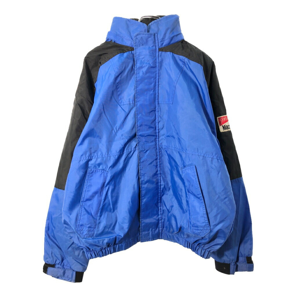 Marlboro マルボロ ナイロンジャケット ブルー(メンズ M)中古 古着 X0691