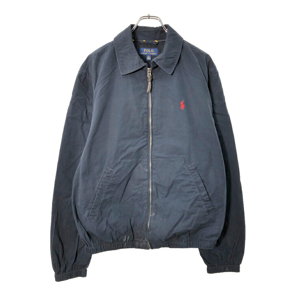 Polo by Ralph Lauren ポロ ラルフローレン スイングトップ ネイビー(メンズ M)中古 古着 X0698|YAMAHISA USEDCLOTHINGSHOP
