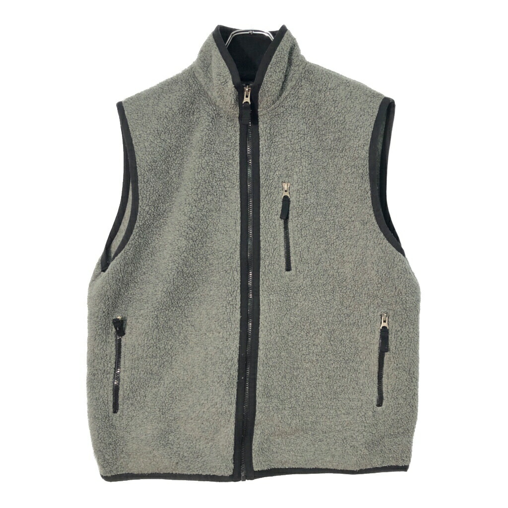 00年代 GAP ギャップ フリースベスト オールドギャップ グレー(メンズ L)中古 古着 X0740