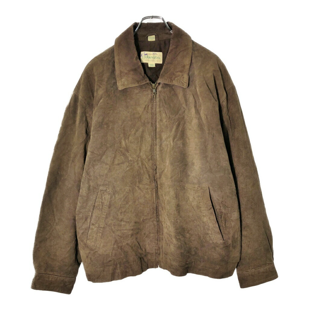 楽天市場】90年代 STJOHN'SBAY レザー ドリズラージャケット ブラック