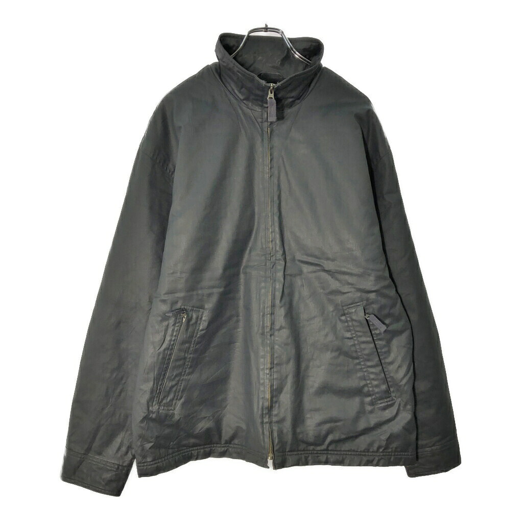 00年代 GAP ギャップ PUコーティングジャケット オールドギャップ ブラック(メンズ L)中古 古着 X1046