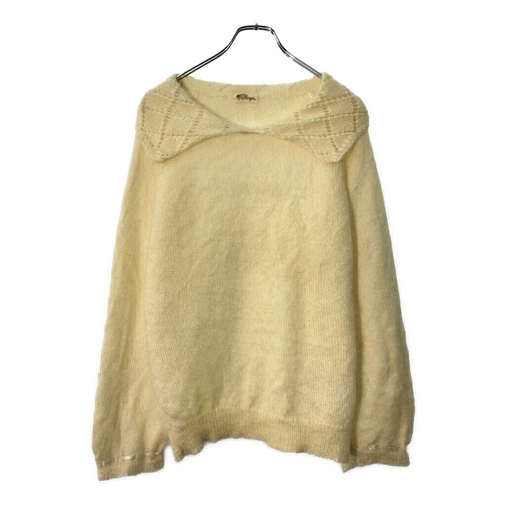 80年代 Ilary モヘアニットセーター アイボリー(レディース 48)中古 古着 X1049 12,106円