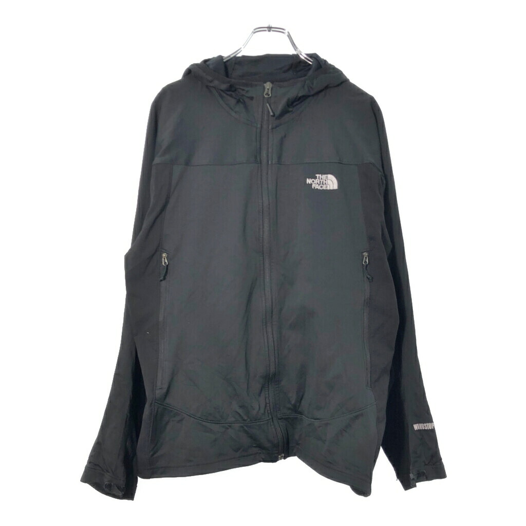 THE NORTH FACE ノースフェイス ウィンドブレーカージャケット アウトドア ブラック(メンズ L)中古 古着 X1105
