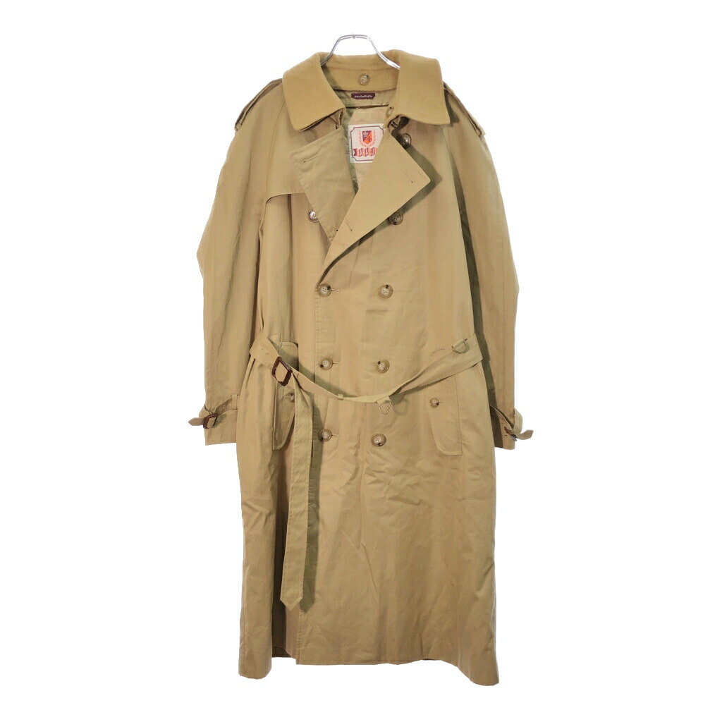 80年代 BARACUTA バラクータ トレンチコート ベージュ(メンズ 40 L)中古 古着 X1189