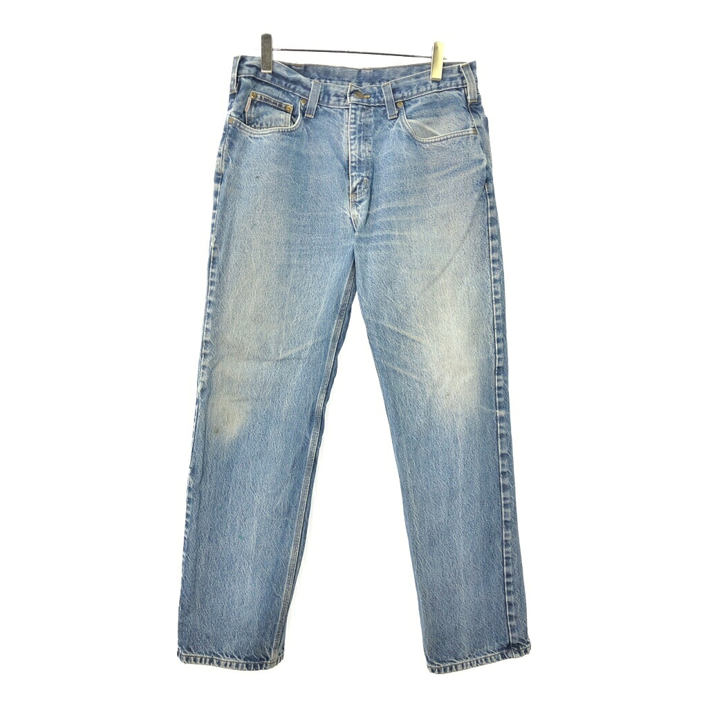 Carhartt カーハート デニムパンツ ブルー(メンズ W36 L32)中古 古着 X1237