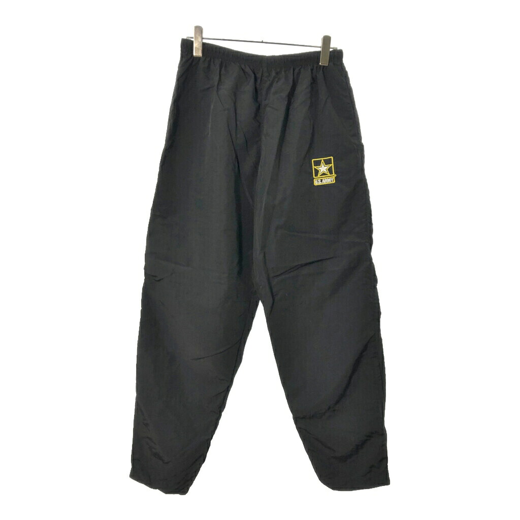 USA製 米軍実物 U.S.ARMY APFU トレーニングパンツ ミリタリー ブラック(メンズ MEDIUM相当)中古 古着 X1278