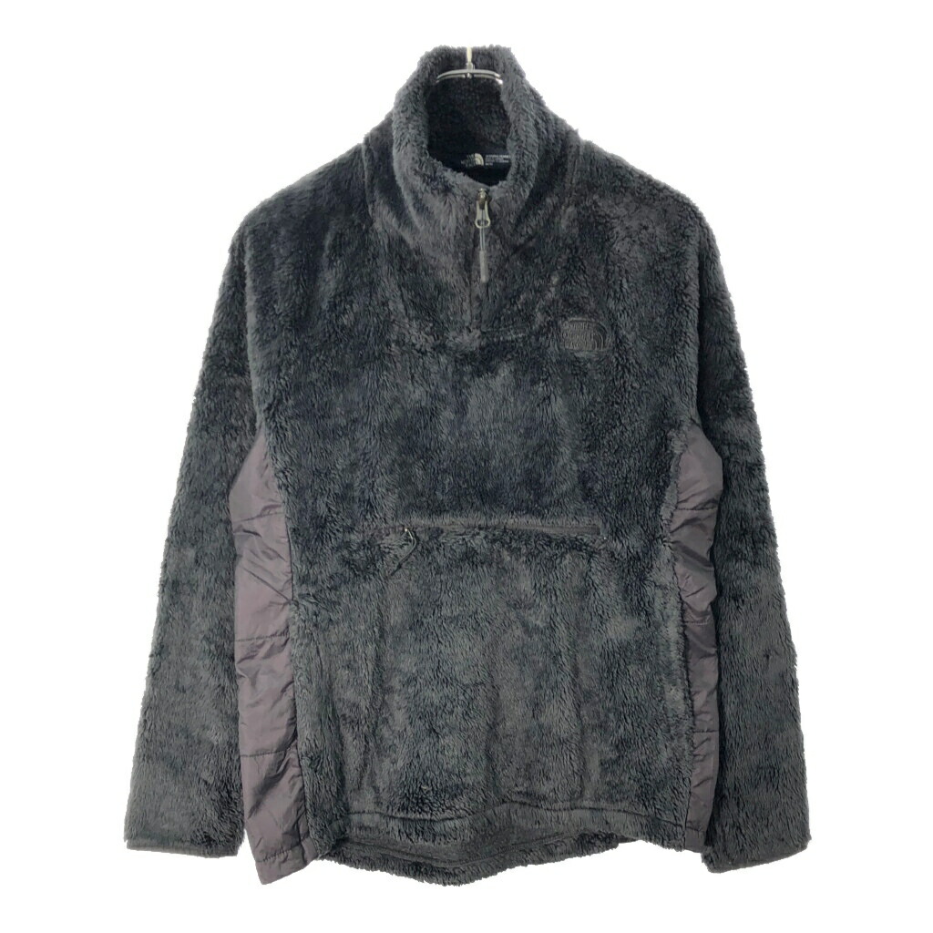 THE NORTH FACE ノースフェイス ハーフジップ フリースジャケット アウトドア ブラック(レディース M)中古 古着 X1418