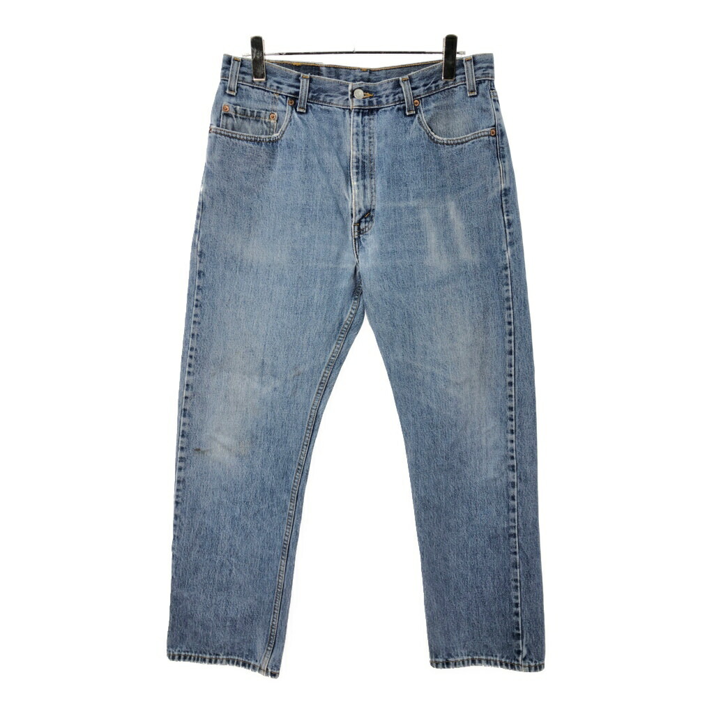 90年代 カナダ製 Levi's リーバイス 505 デニムパンツ インディゴブルー(メンズ W36 L30)中古 古着 X1454