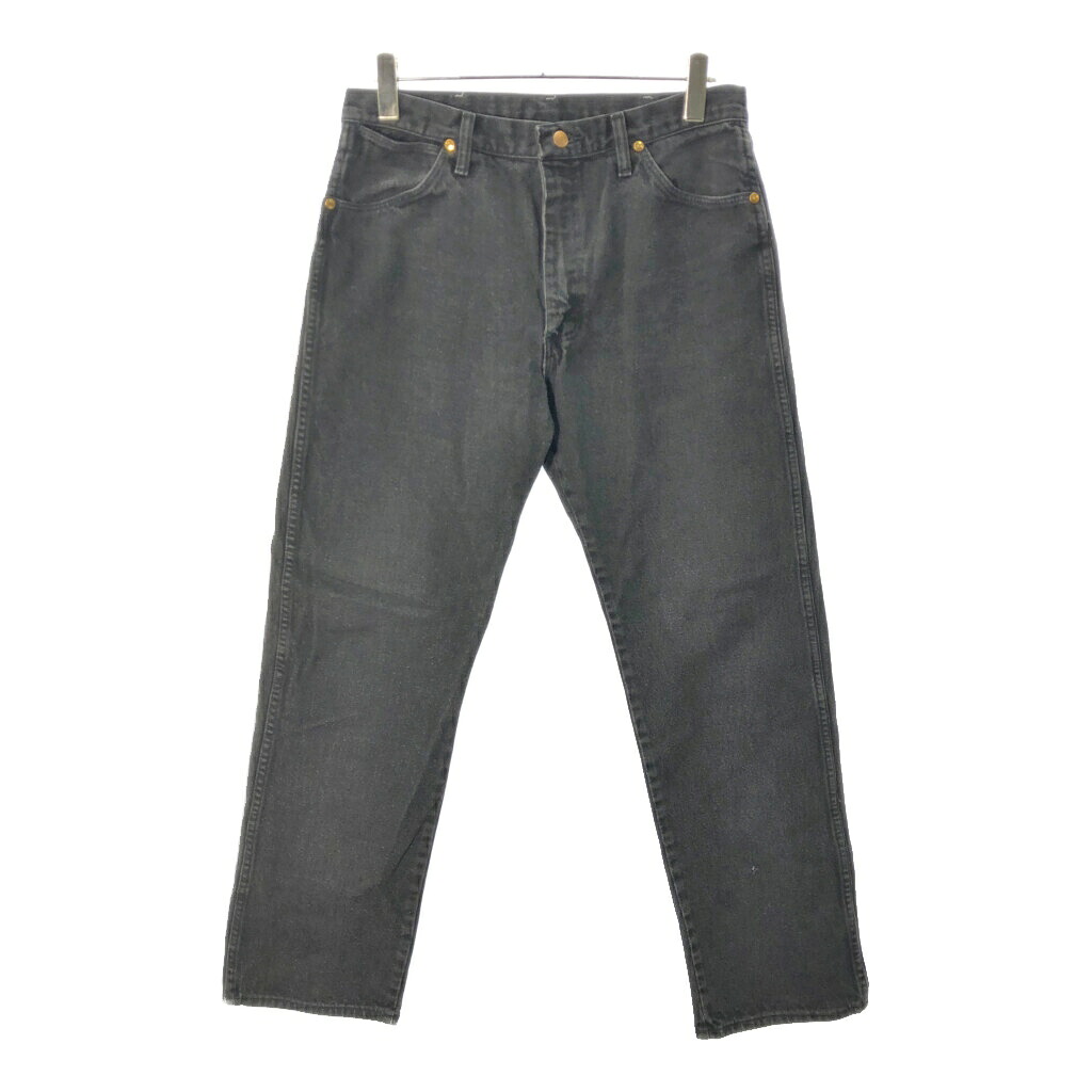 USA製 Wrangler ラングラー デニムパンツ ブラック(メンズ W34 L32)中古 古着 X1479