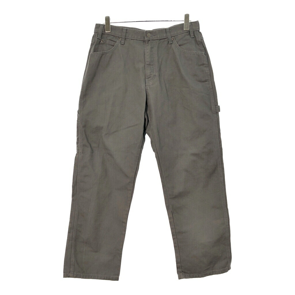 Dickies ディッキーズ ダック ペインターパンツ ブラウン(メンズ W34 L30)中古 古着 X1594