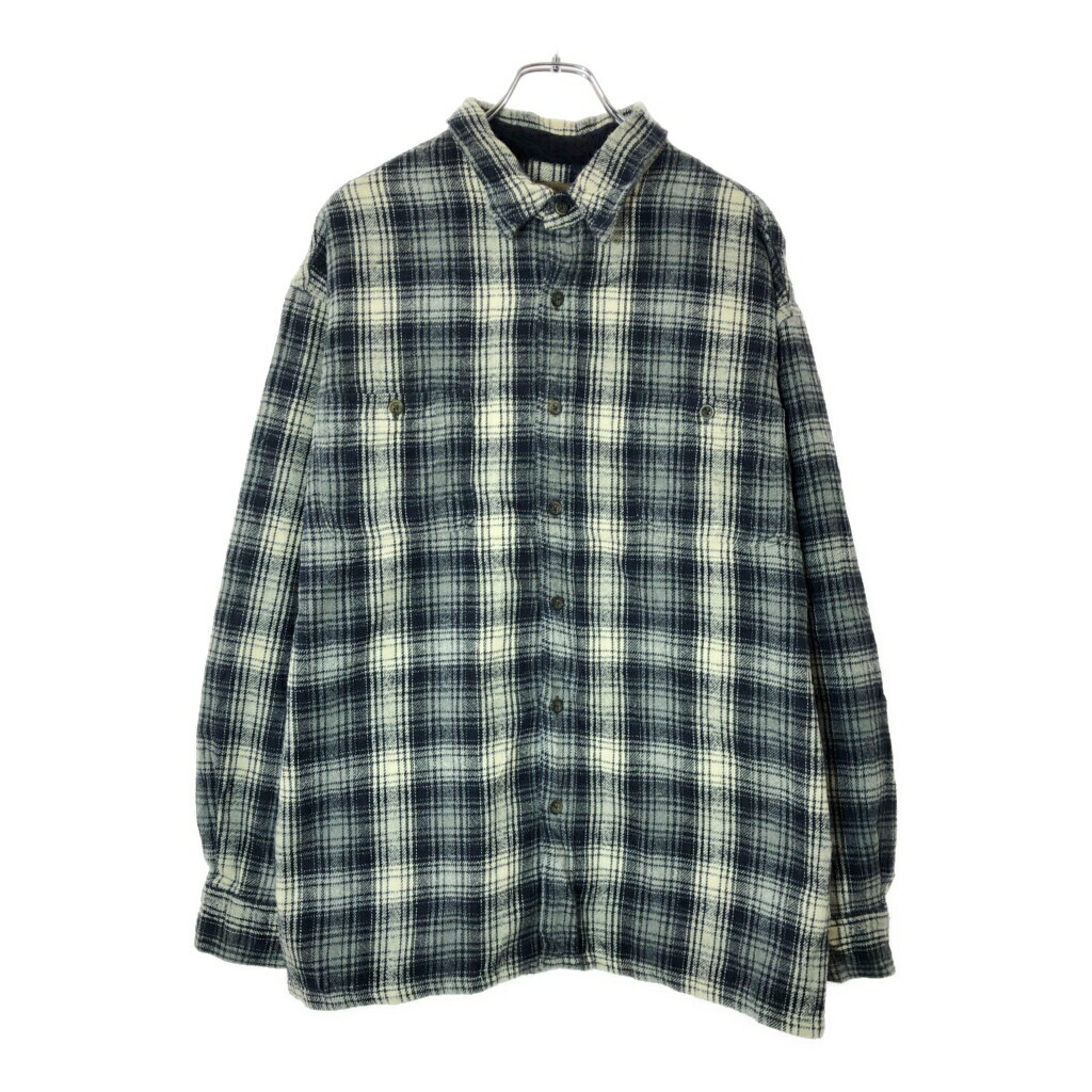 90年代 90s~ ST. JOHN'S BAY オンブレチェックシャツ ライトネルシャツ