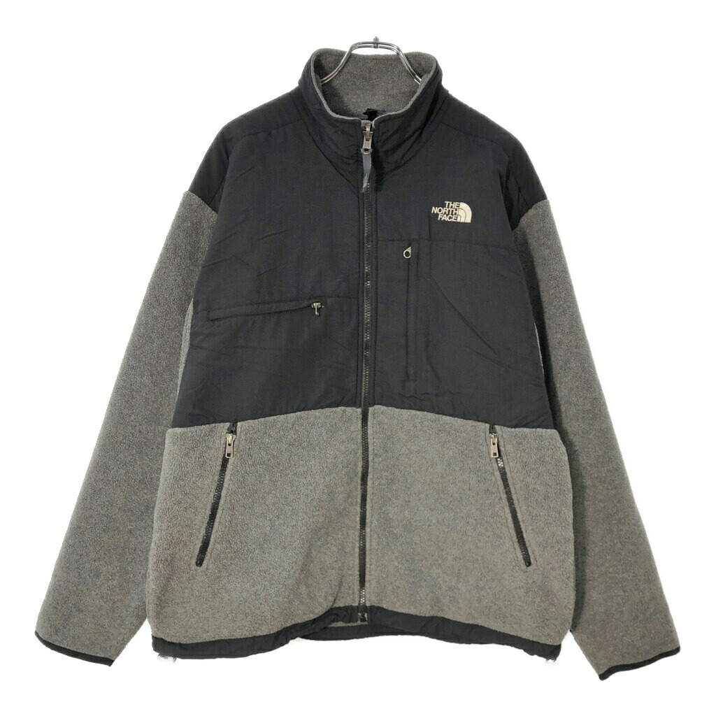 THE NORTH FACE ノースフェイス Denali デナリ フリースジャケット アウトドア グレー(メンズ L)中古 古着 X1858|YAMAHISA USEDCLOTHINGSHOP