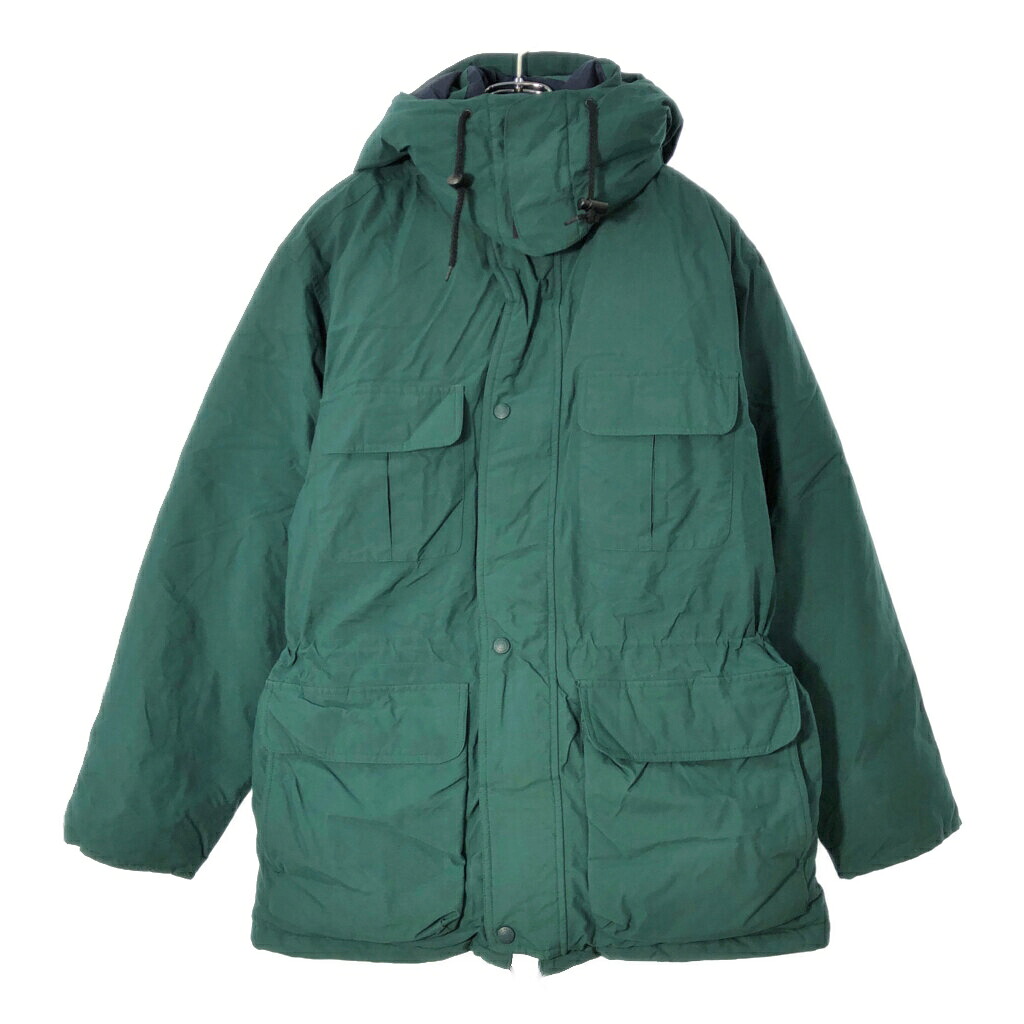 90年代 Eddie Bauer エディーバウアー GORE-TEX ダウンジャケット アウトドア グリーン(メンズ S)中古 古着 X1870｜YAMAHISA USEDCLOTHINGSHOP