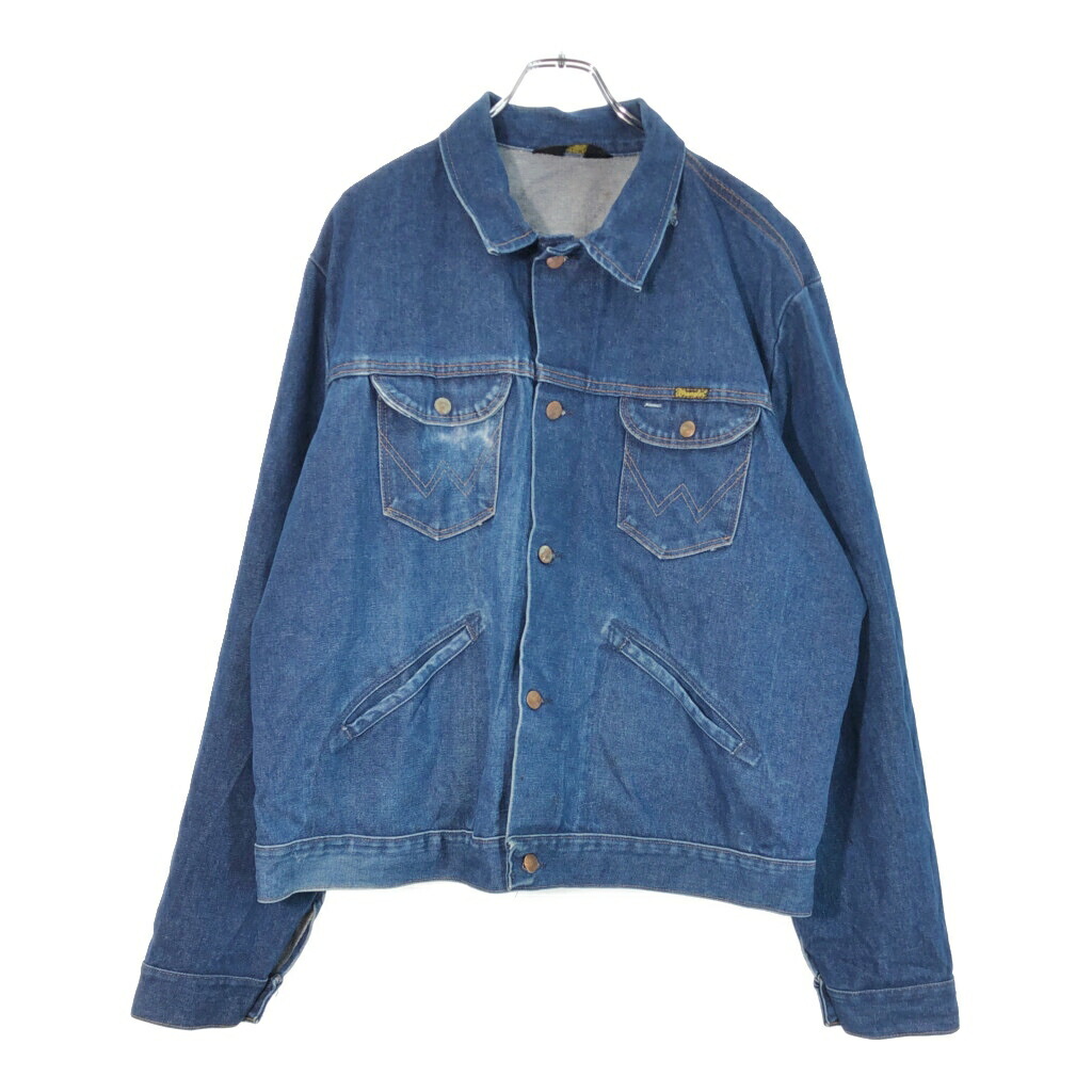楽天市場】Wrangler ラングラー デニムトラッカージャケット ブルー