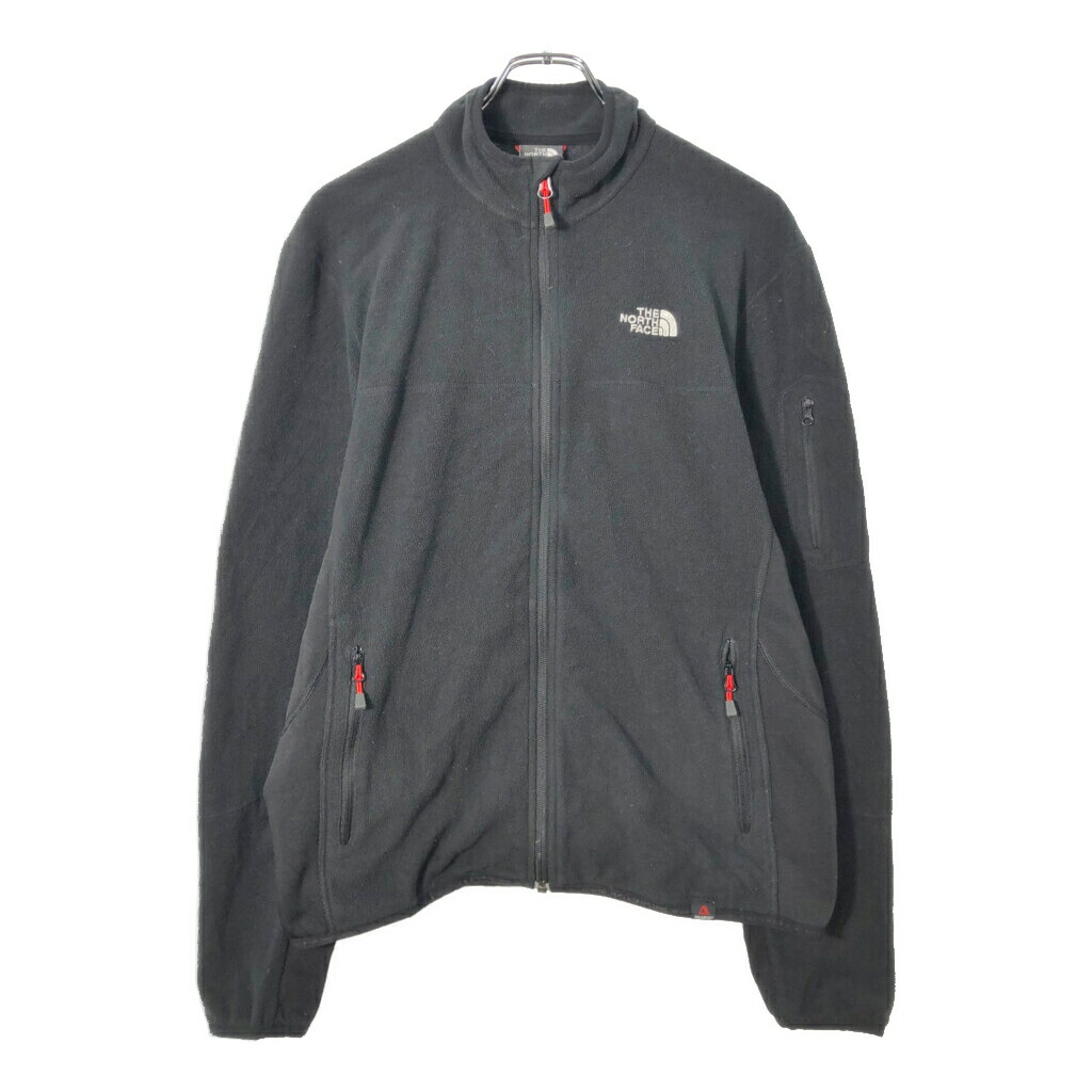 THE NORTH FACE ノースフェイス フリースジャケット アウトドア ブラック(メンズ M)中古 古着 X2045