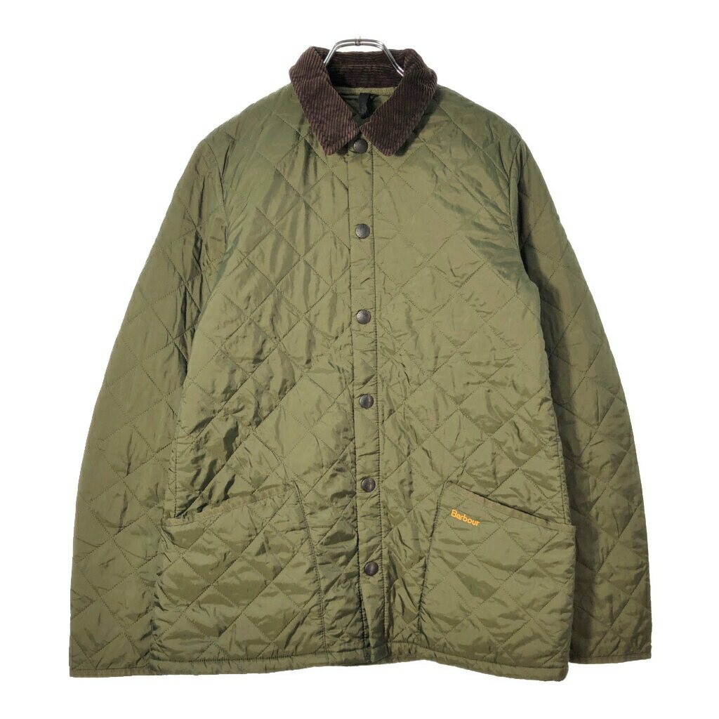 Barbour バブアー LIDDESDALE リッズデイル キルティングジャケット オリーブ(メンズ M)中古 古着 X2066