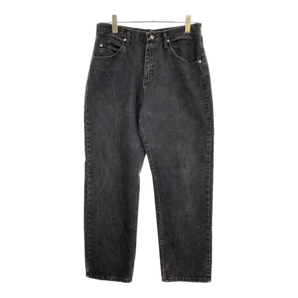 Wrangler ラングラー デニムパンツ 後染め ブラック(メンズ W33 L30)中古 古着 X2132