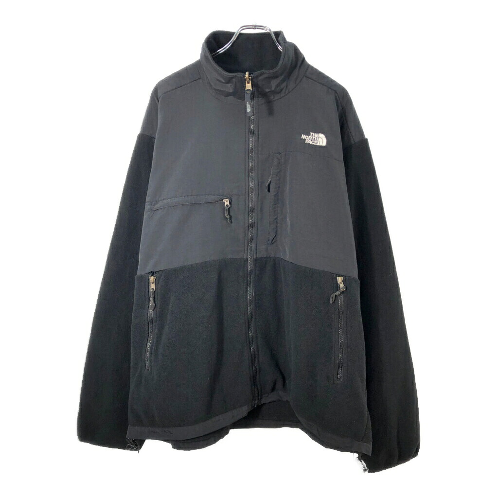 00年代 THE NORTH FACE ノースフェイス Denali デナリ フリースジャケット アウトドア ブラック(メンズ XL)中古 古着 X2281|YAMAHISA USEDCLOTHINGSHOP