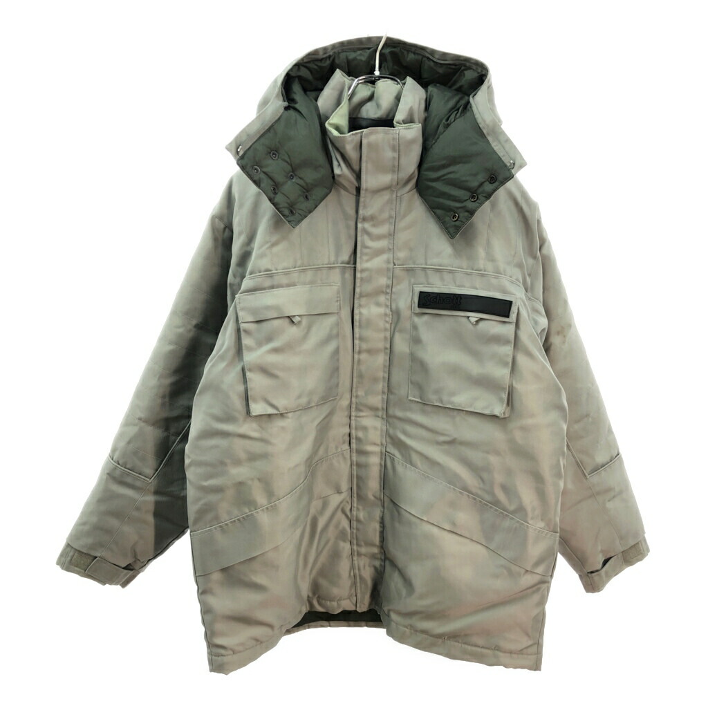 Schott ショット 中綿 フーデッドジャケット カーキ(メンズ M)中古 古着 X2362|YAMAHISA USEDCLOTHINGSHOP