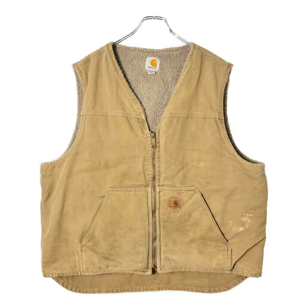 Carhartt カーハート アクティブベスト ライトブラウン(メンズ X-LARGE REGULAR)中古 古着 X2517