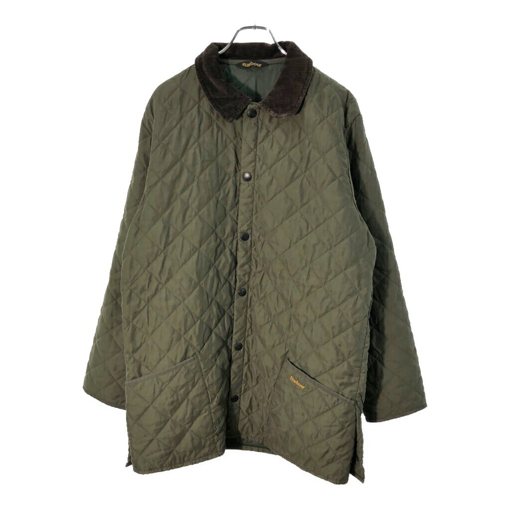 Barbour バブアー NEW CLASSIC ESKDALE エスクデール キルティングジャケット オリーブ(メンズ M)中古 古着 X2596