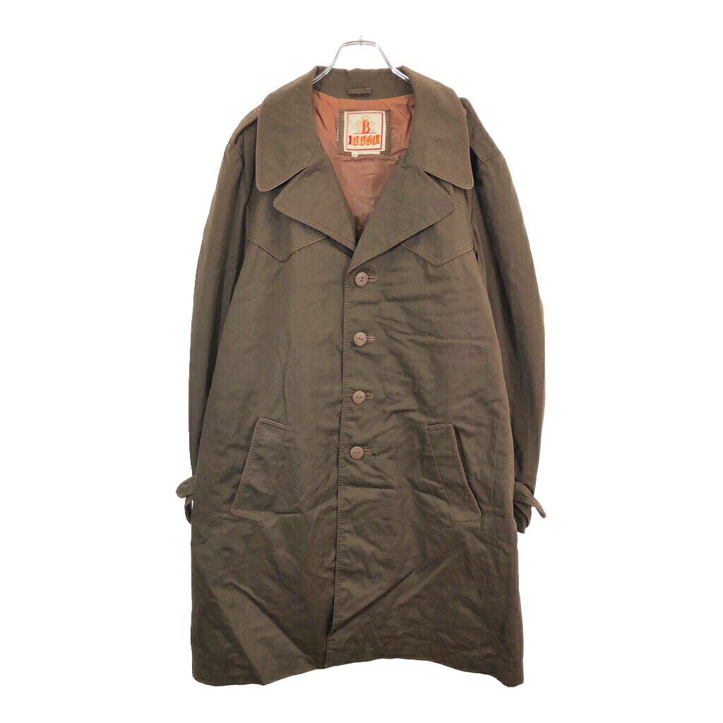 70年代 BARACUTA バラクータ バルマカーンコート ヴィンテージ ブラウン(メンズ 46)中古 古着 X2600