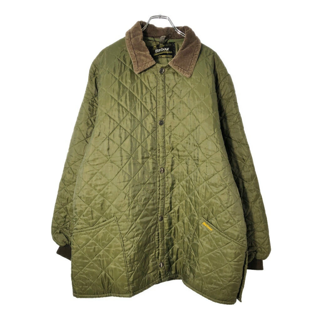 Barbour バブアー LIDDESDALE リッズデイル キルティングジャケット オリーブ(メンズ L相当)中古 古着 X2626|YAMAHISA USEDCLOTHINGSHOP
