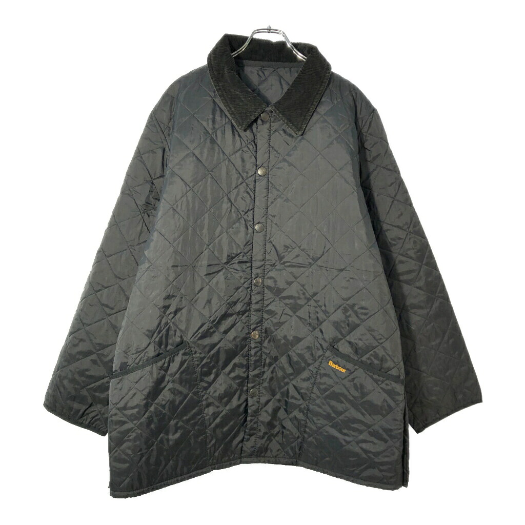 イングランド製 Barbour バブアー LIDDESDALE リッズデイル キルティングジャケット ブラック(メンズ L相当)中古 古着 X2646