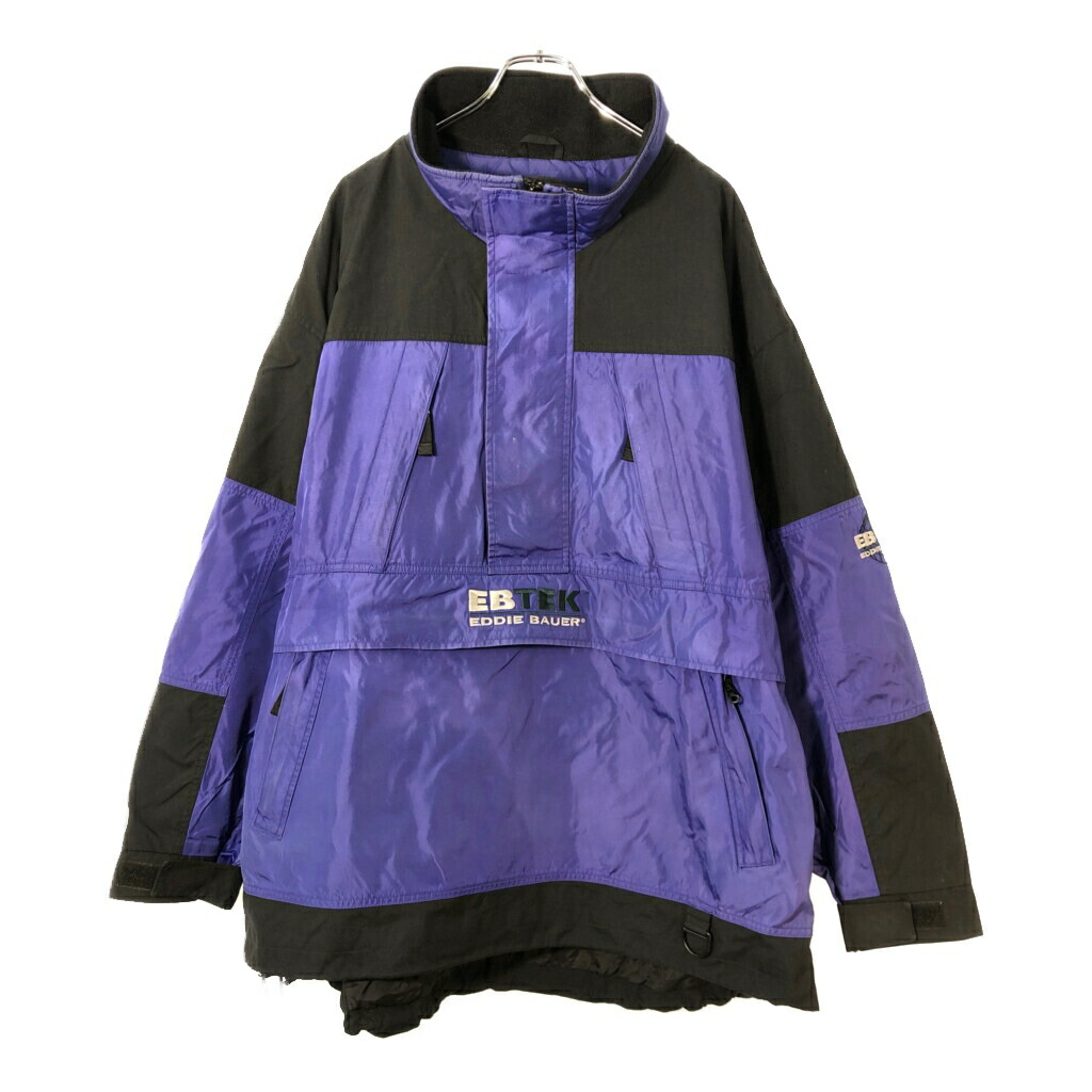 90年代 Eddie Bauer エディーバウアー EBTEK マウンテンジャケット アウトドア パープル(メンズ XL)中古 古着 X2648|YAMAHISA USEDCLOTHINGSHOP