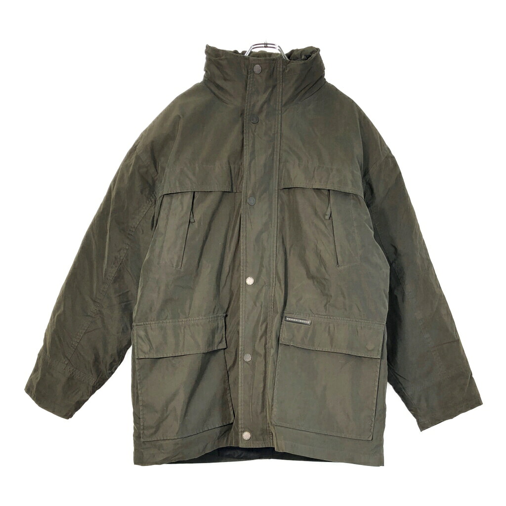 PERRY ELLIS PORTFOLIO ペリーエリス ポートフォリオ ダウンジャケット カーキ(メンズ L)中古 古着 X2678