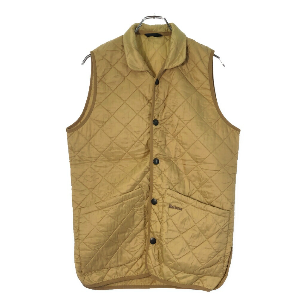 Barbour バブアー LIDDESDALE リッズデイル キルティングベスト ベージュ(メンズ X-SMALL)中古 古着 X2728