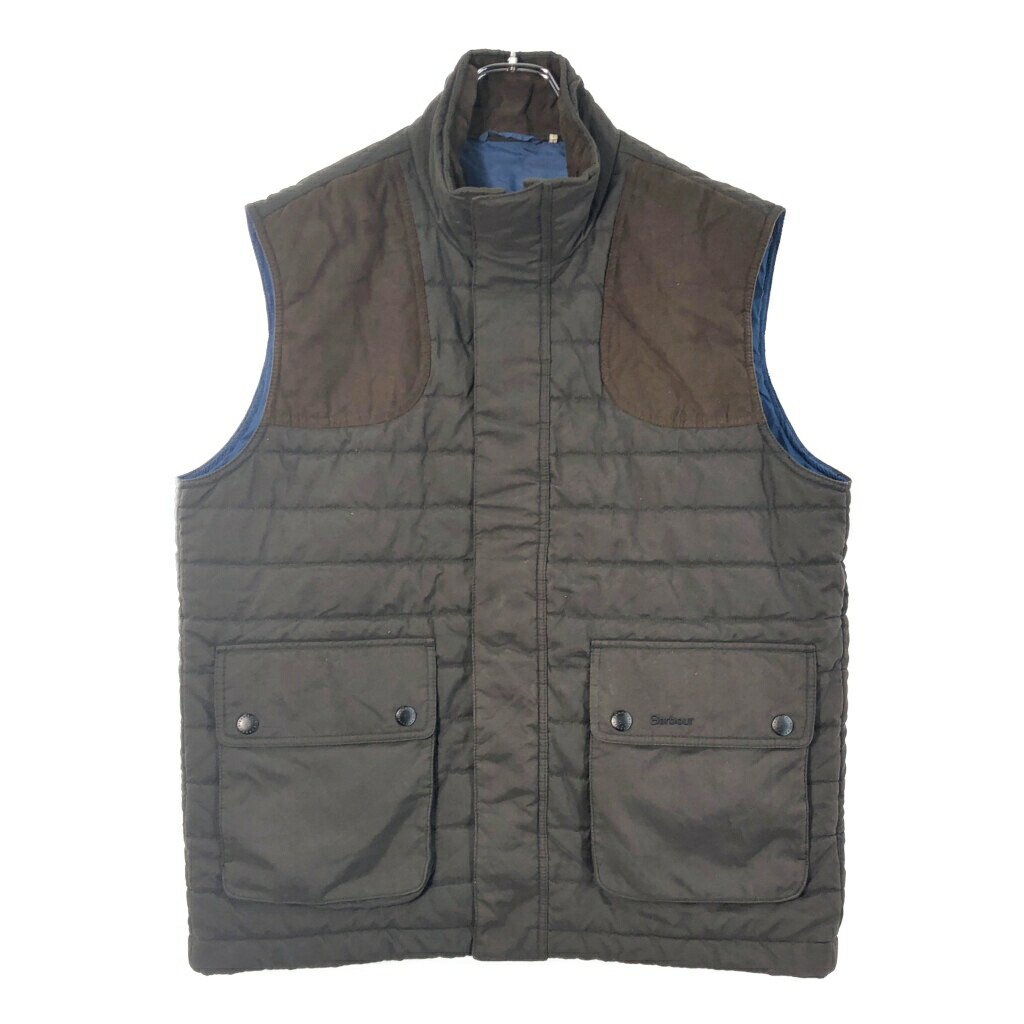 Barbour バブアー AVOCET QUILT キルティングベスト ブラック(メンズ XL)中古 古着 X2739