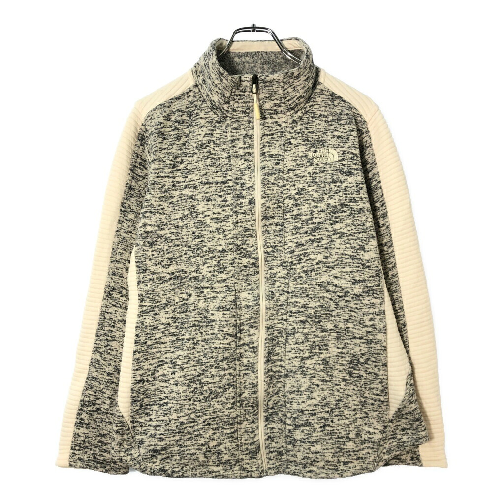 THE NORTH FACE ノースフェイス フリースジャケット アウトドア グレー(レディース L)中古 古着 X2754