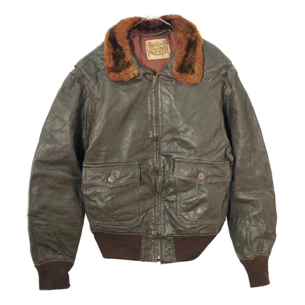 80s vintage 羊革 G-1 レザーフライトジャケット ライナー付 L 楽天市場】80年代 COOPER G-1タイプ レザーフライトジャケット USA製