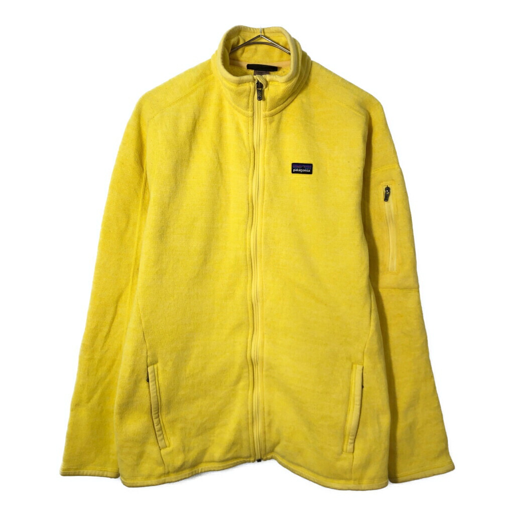 patagonia パタゴニア ベターセーター フリースジャケット アウトドア イエロー(レディース M)中古 古着 X2818