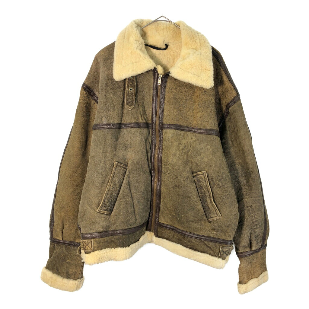 TYPE B-3 フライトジャケット ミリタリー ブラウン(メンズ M相当)中古 古着 X3030｜YAMAHISA USEDCLOTHINGSHOP