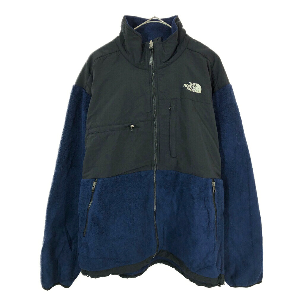 THE NORTH FACE ノースフェイス Denali デナリ フリースジャケット アウトドア ネイビー(メンズ L)中古 古着 X3041|YAMAHISA USEDCLOTHINGSHOP