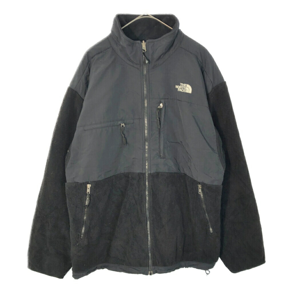 THE NORTH FACE ノースフェイス Denali デナリ フリースジャケット アウトドア ブラック(メンズ XXL)中古 古着 X3058