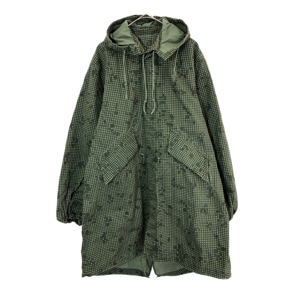 80年代 米軍実物 U.S.ARMY ナイトカモ フィッシュテールパーカー ミリタリー(メンズ MEDIUM)中古 古着 X3078 7,200円