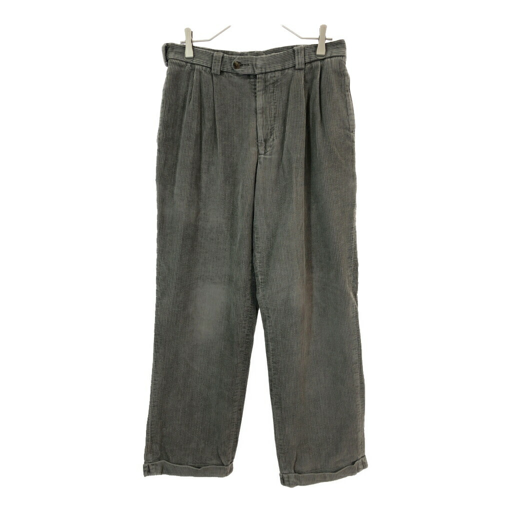 楽天市場】90s ヴィンテージ PERRY ELLIS ペリーエリス 2タック 太畝