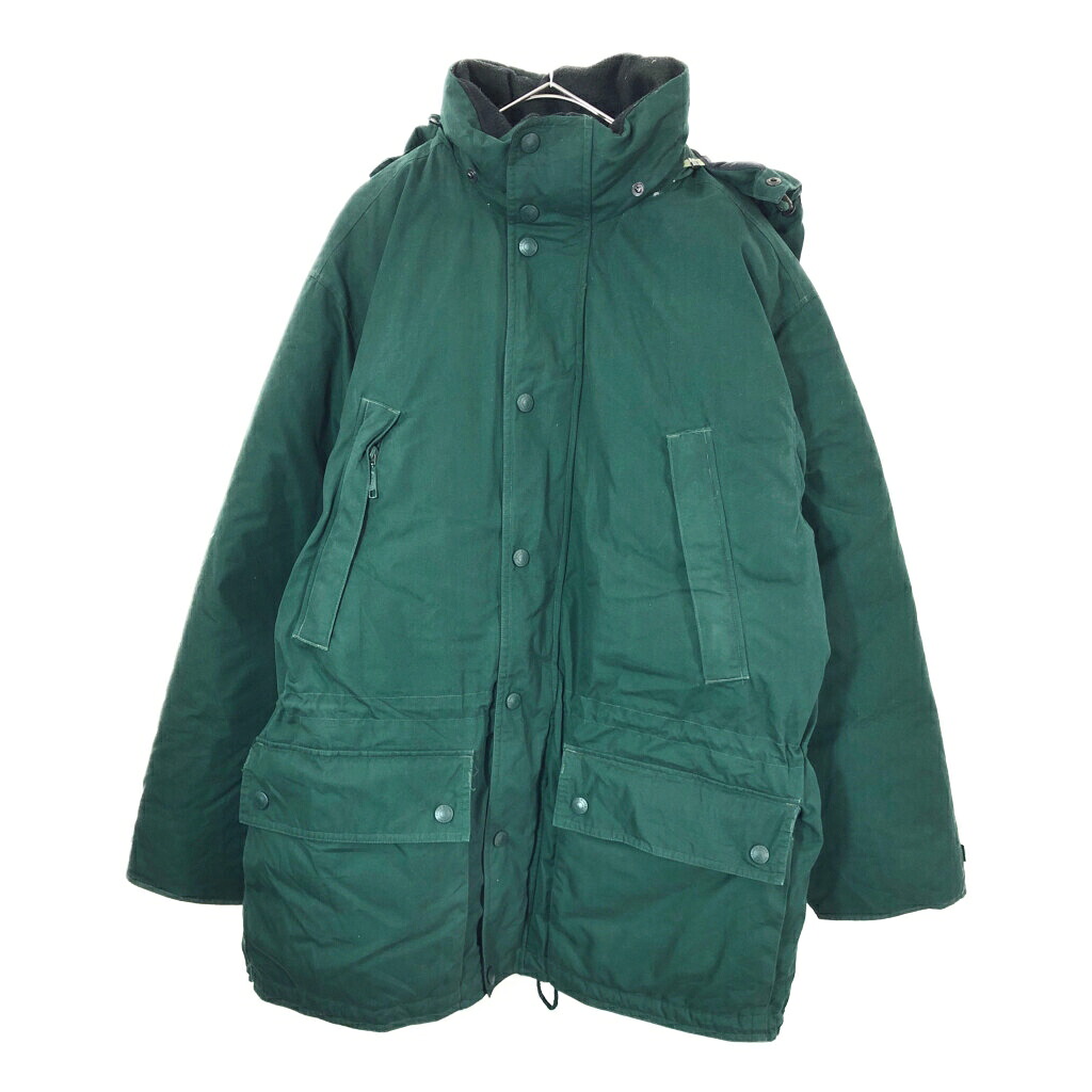 Eddie Bauer エディーバウアー ダウンジャケット アウトドア グリーン(メンズ L)中古 古着 X3275