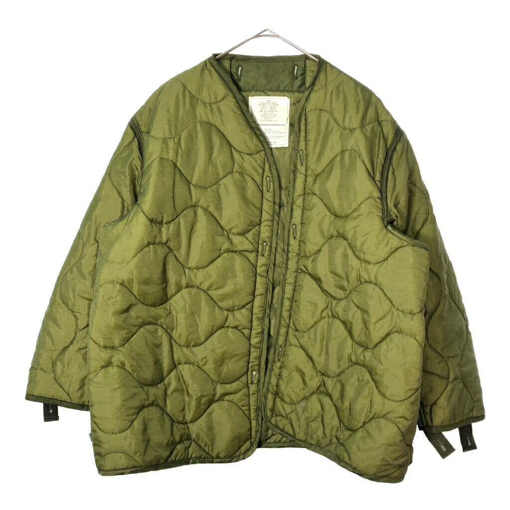 USA製 LAKEVIEW SPORTSWEAR M-65 ライナージャケット ミリタリー オリーブ(メンズ LARGE)中古 古着 X3401