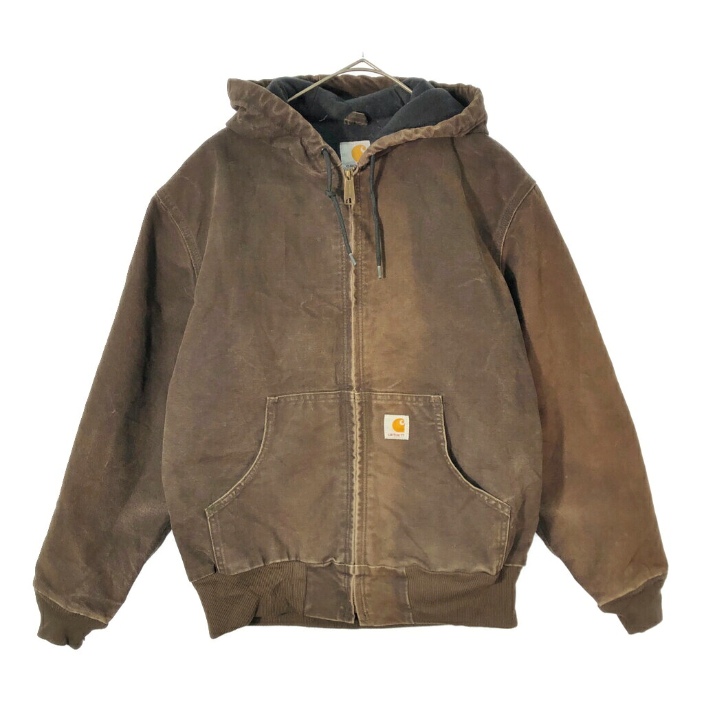 Carhartt カーハート アクティブジャケット ワーク ブラウン(レディース SMALL REGULAR)中古 古着 X3506｜YAMAHISA USEDCLOTHINGSHOP
