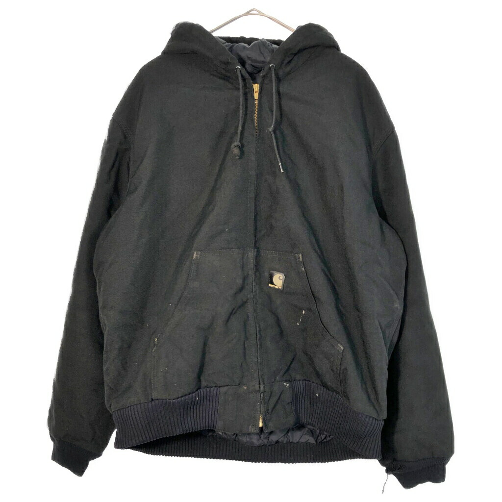 Carhartt カーハート アクティブジャケット ワーク ブラック(メンズ MEDIUM REGULAR)中古 古着 X3524