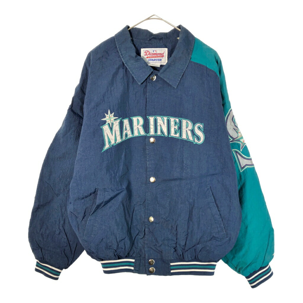 Majestic 90s~00s MLB S.マリナーズ 古着 プルジャケット Majestic 90s~00s MLB S.マリナーズ 古着 プルジャケット 【公式通販】