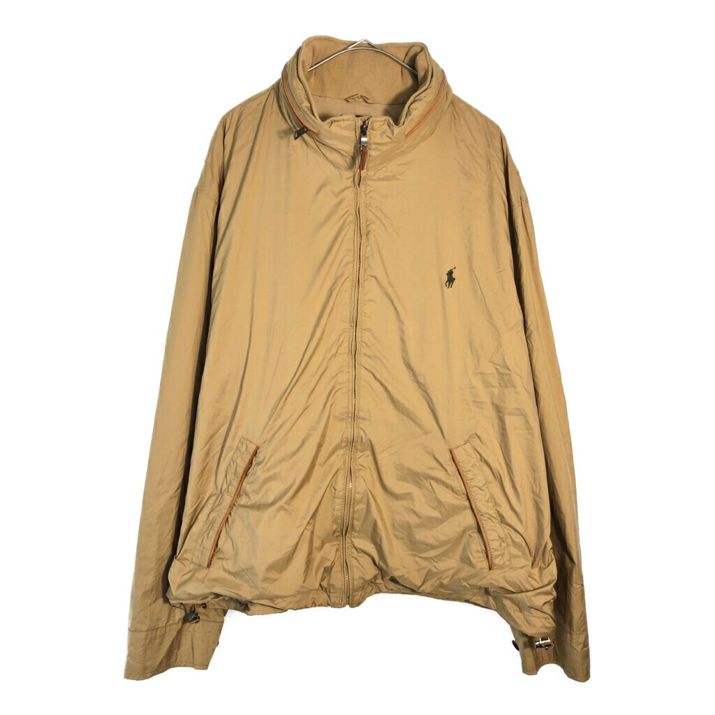 Polo by Ralph Lauren ポロ ラルフローレン ウィンドブレーカージャケット ベージュ(メンズ XXL)中古 古着 X4519|YAMAHISA USEDCLOTHINGSHOP