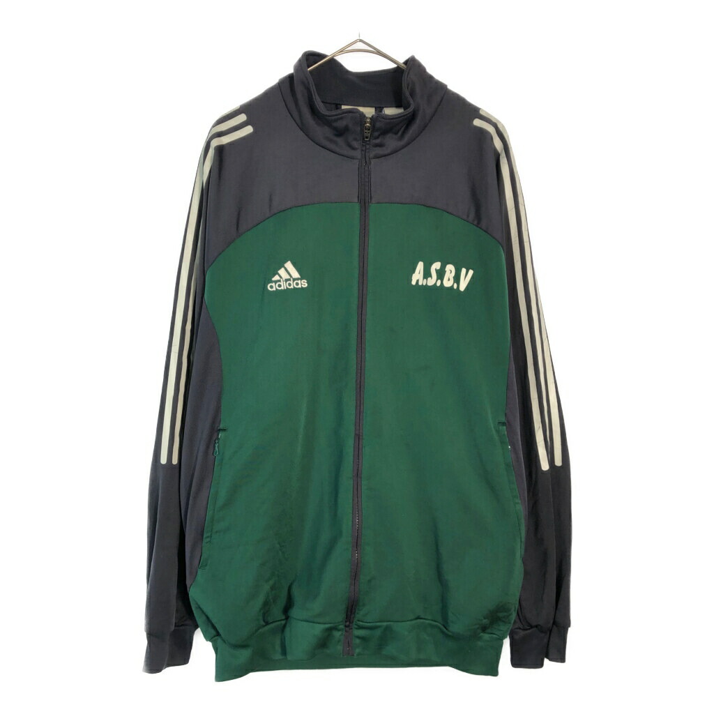９０年代◆トラックジャケット◆Adidas/アディダス セットアップ ジャージ 上下 トレフォイル 三つ葉 ブラック 0 セットアップ ｃ1589 K52